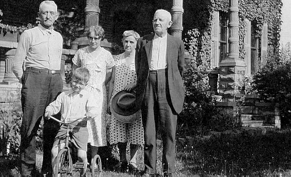 Leonard Family - Clinton B. Leonard On Tricycle